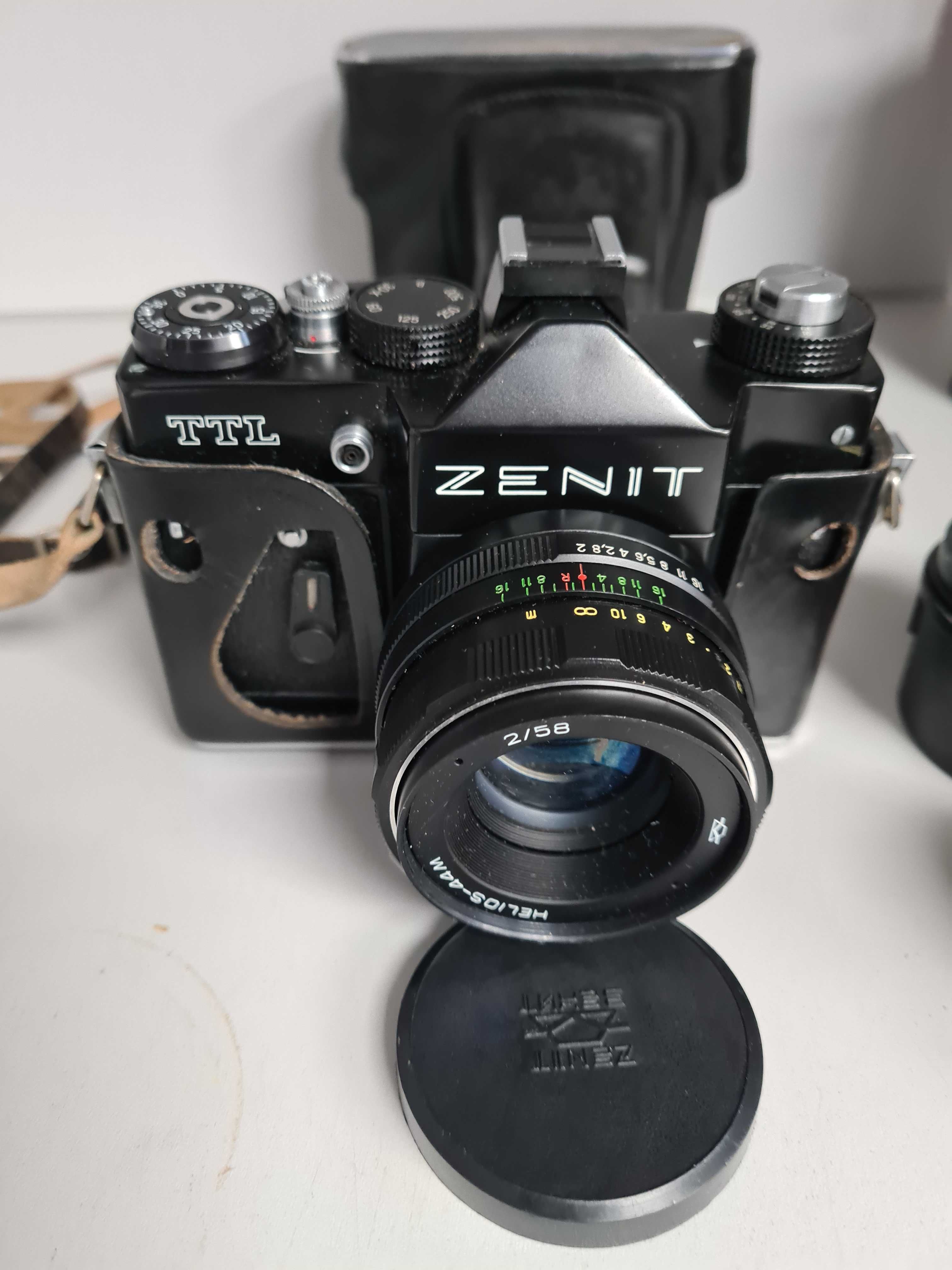 Zenit TTL Helios-44M MC Telekonwerter K-1 Pentacon electric 4/200 MC