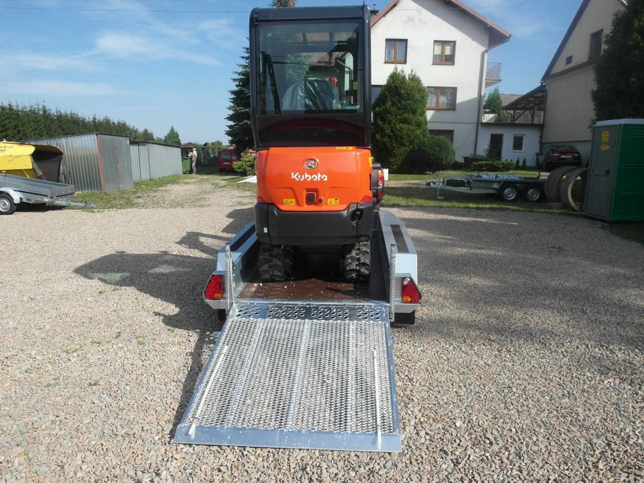 Brenderup MT2600 przyczepa laweta pod minikoparkę walec DMC 2600 kg