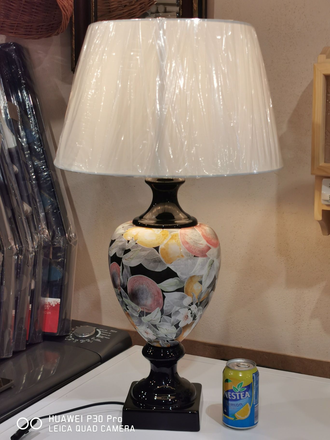 70 cm porcelanowa lampa salonowa