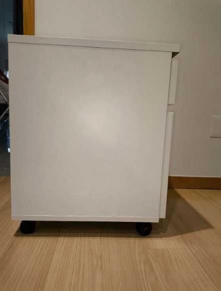 Móvel Branco com Gavetas 40x51x63, Muito Versátil e Moderna