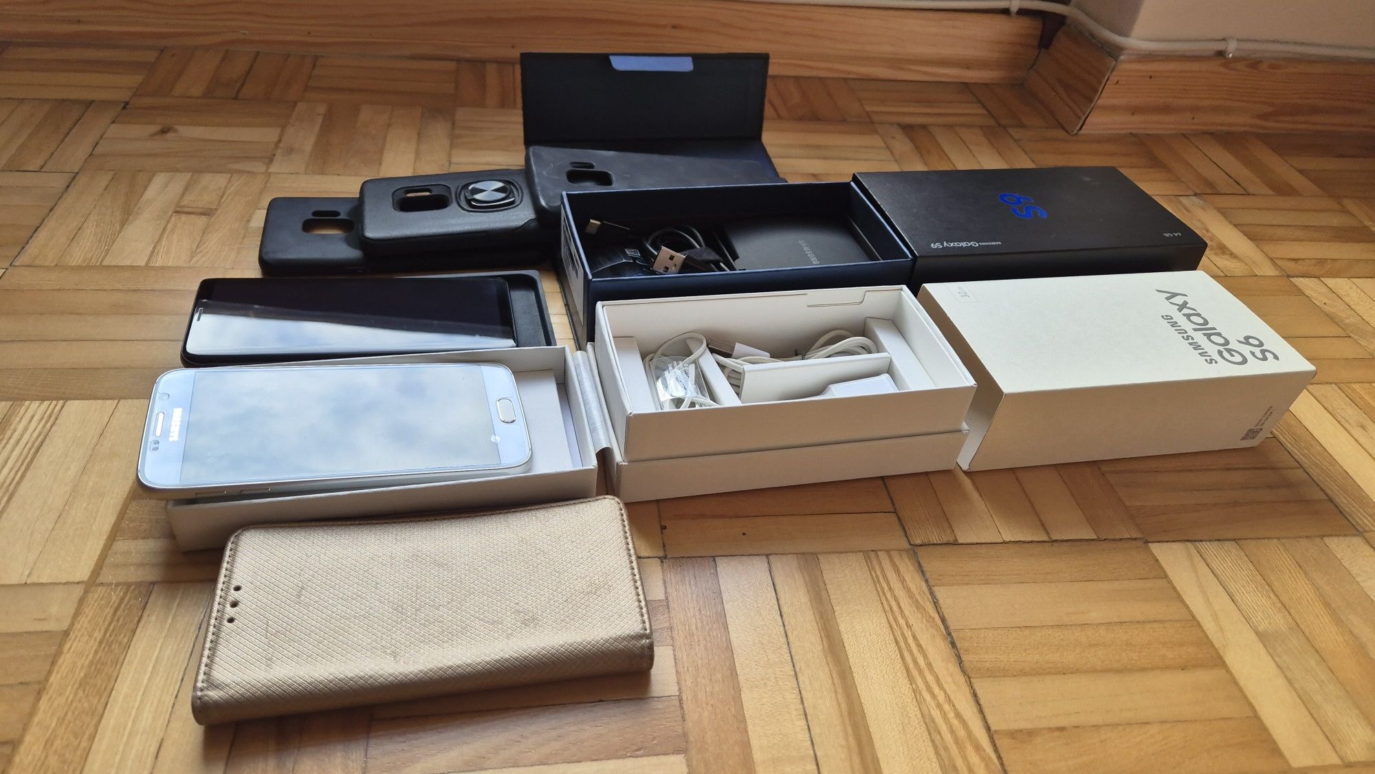 Samsung Galaxy S 6 i S 9 stan idealny