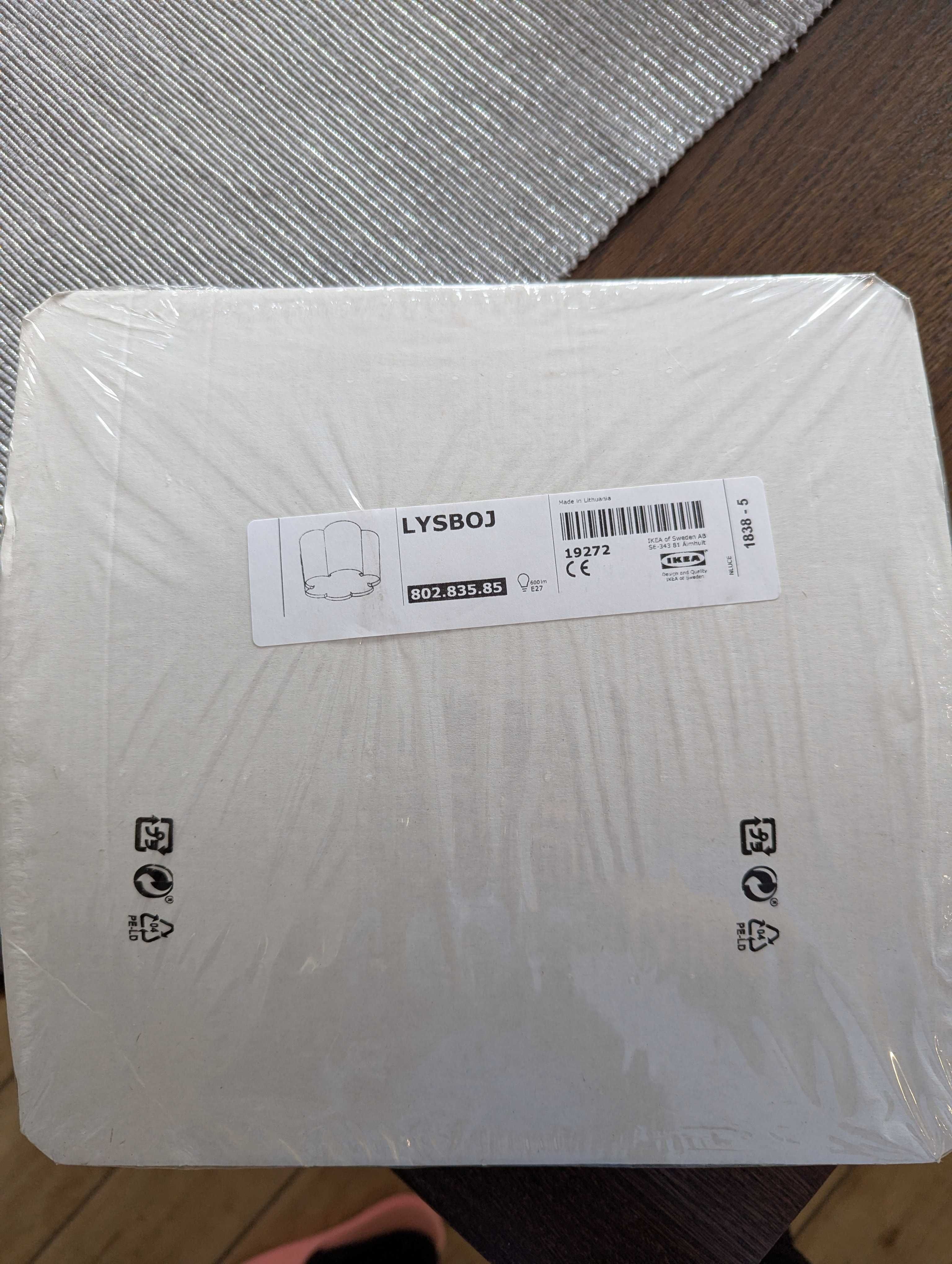Nowa lampa Ikea lysboj