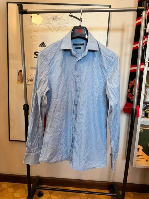 Koszula Gucci Blue Fitted Shirt 39 / 15.5 M