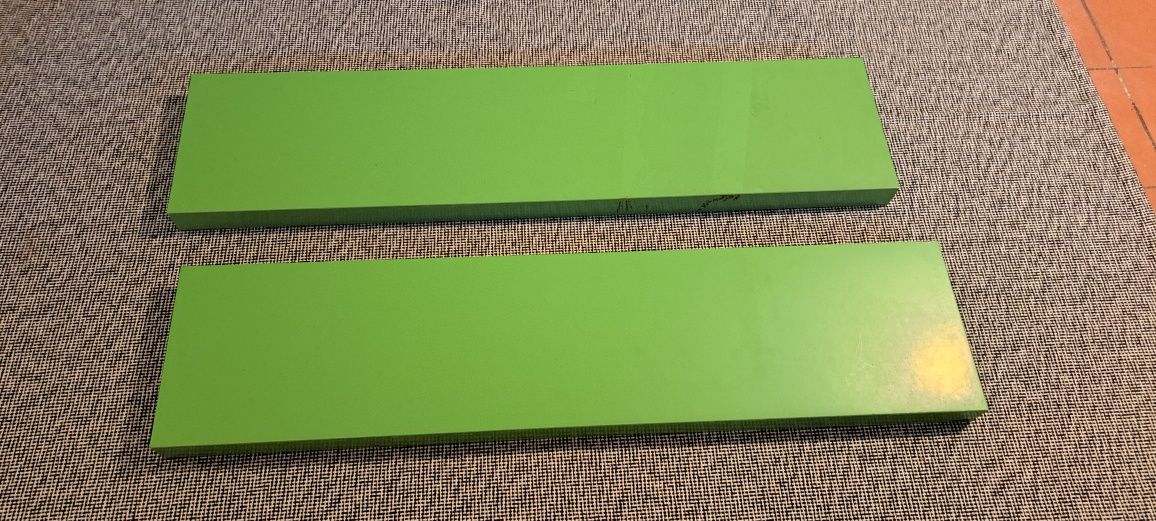 Prateleiras suspensas - verde