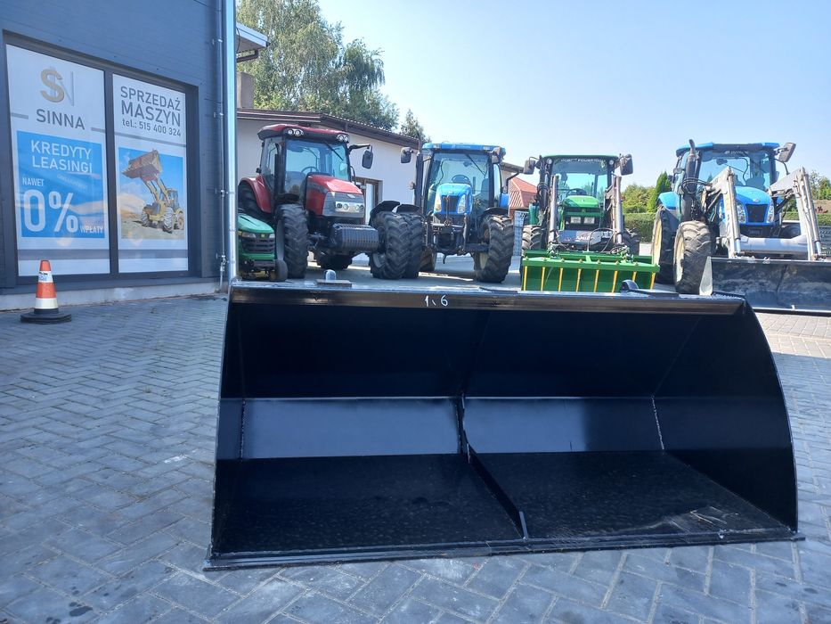 Łyżka 1,6 metra wzmacniana na euroramke łycha szufla do ladowacza