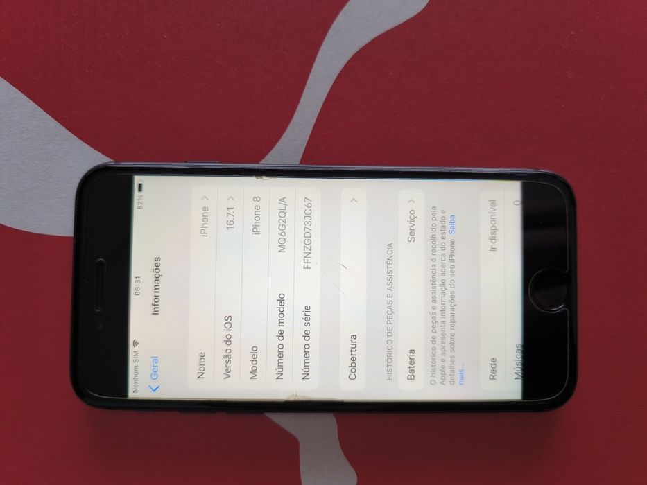 iPhone 8 preto 64GB