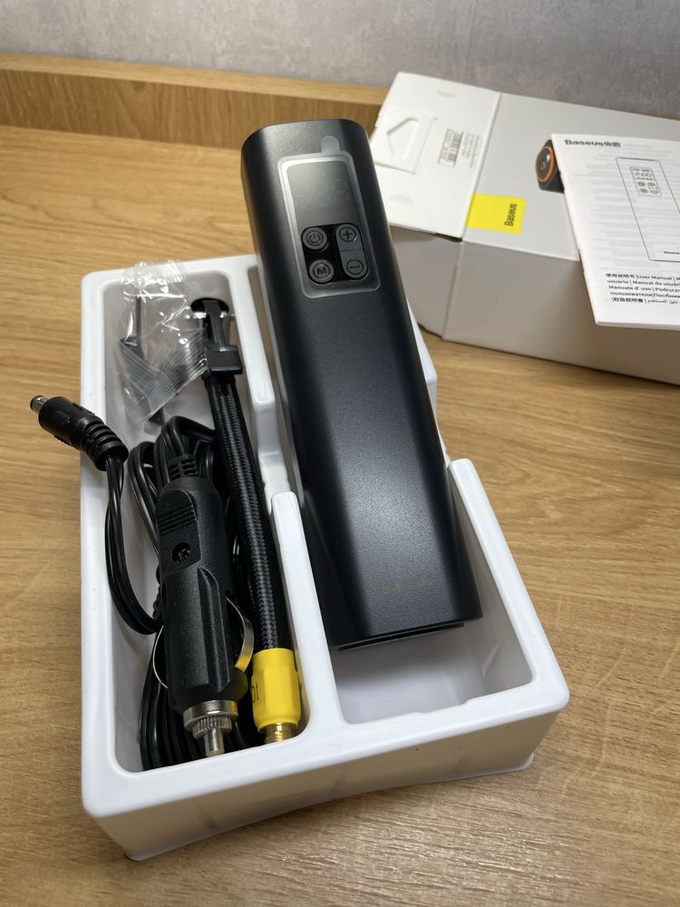 Портативний насос Baseus Super Mini Inflator Pump Black
