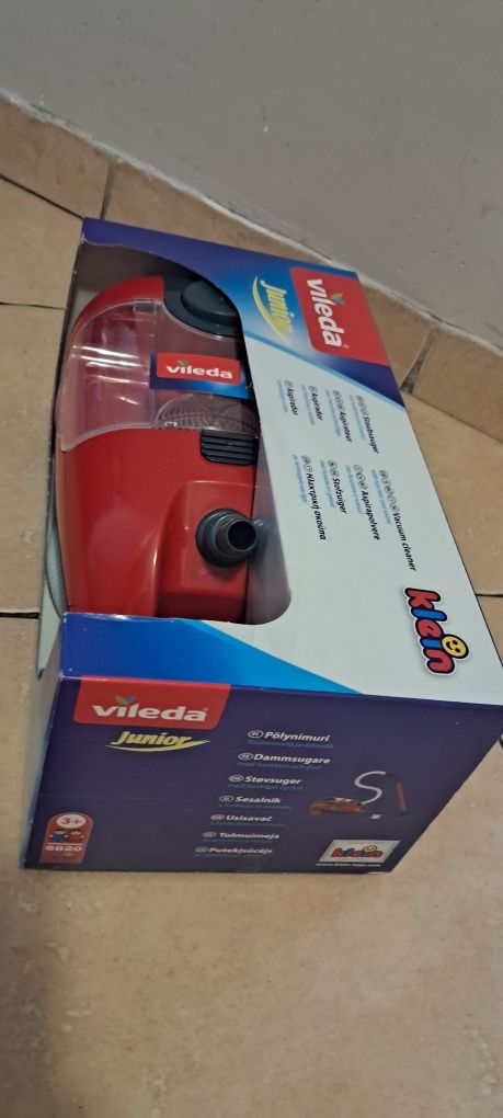 Odkurzacz zabawka vileda junior z lidla
