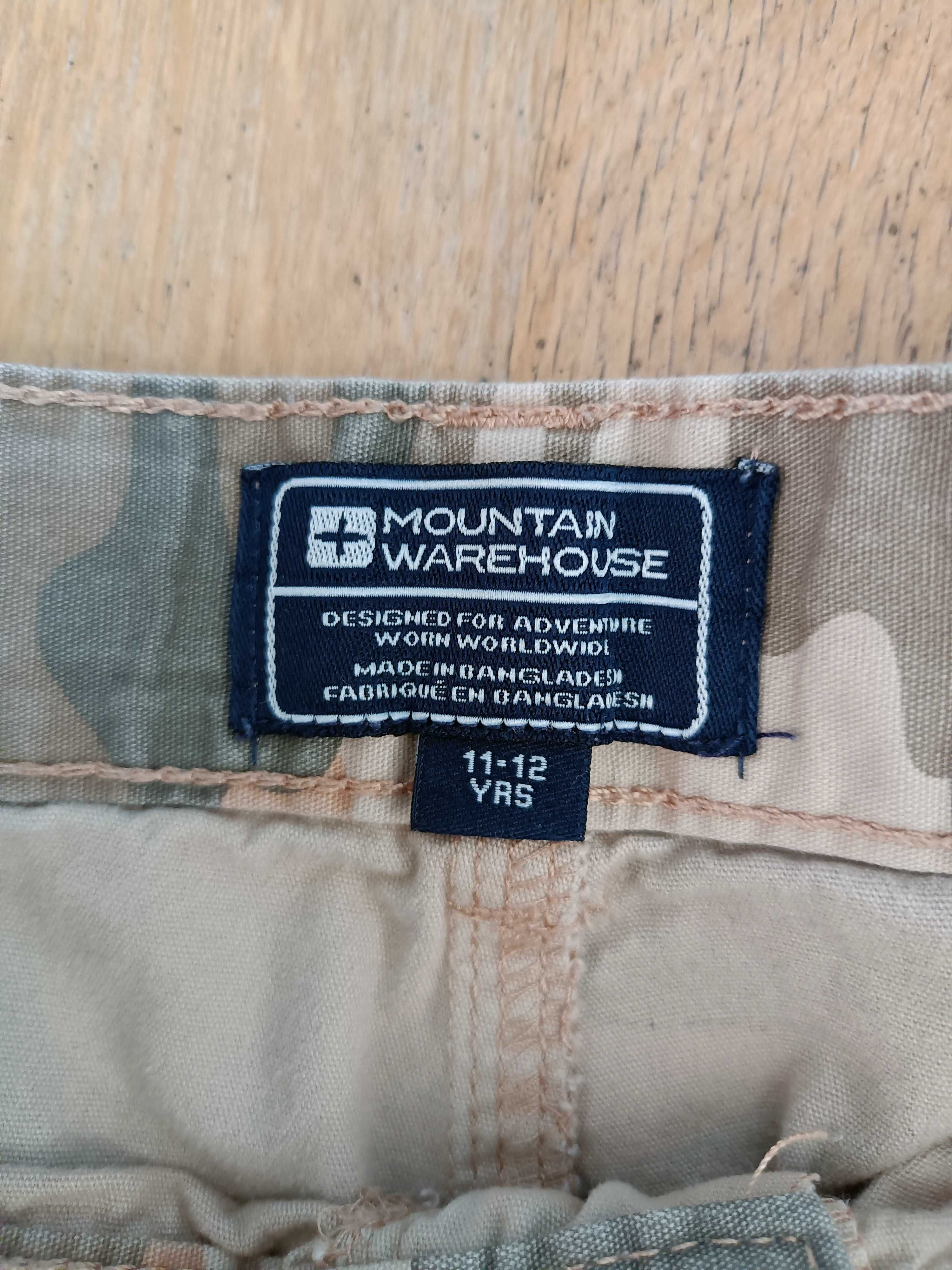 Spodenki moro chłopięce Mountain Warehouse rozm. 146