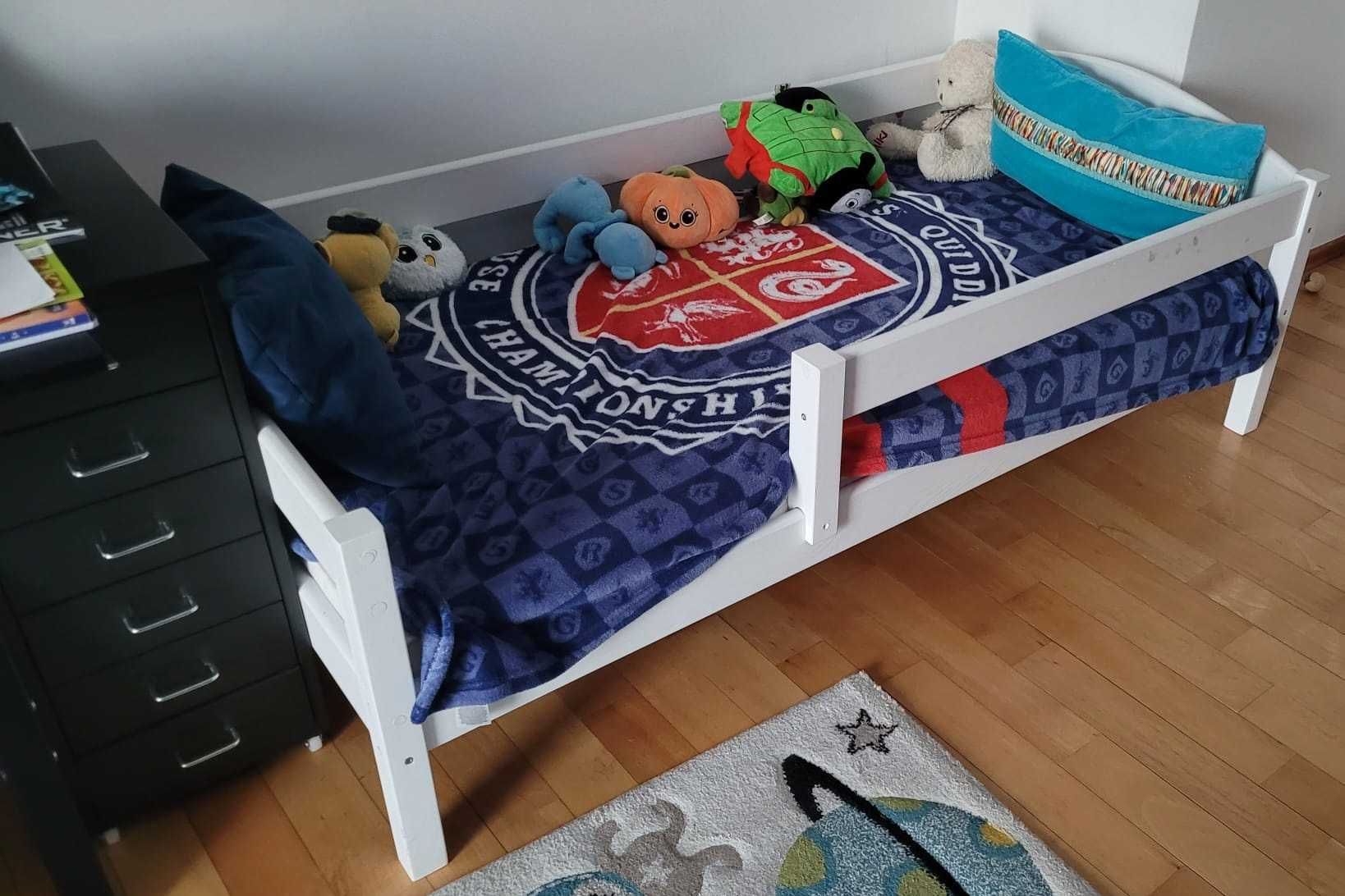 Łóżeczko dla dziecka 160x80 - Ola od WNM Group z materacem Vitmat