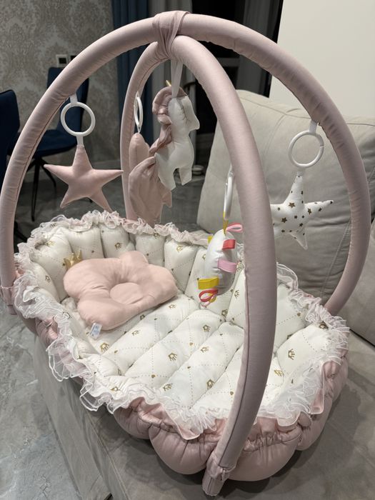 Кокон, килимок, гніздечко розвиваюче для немовлят