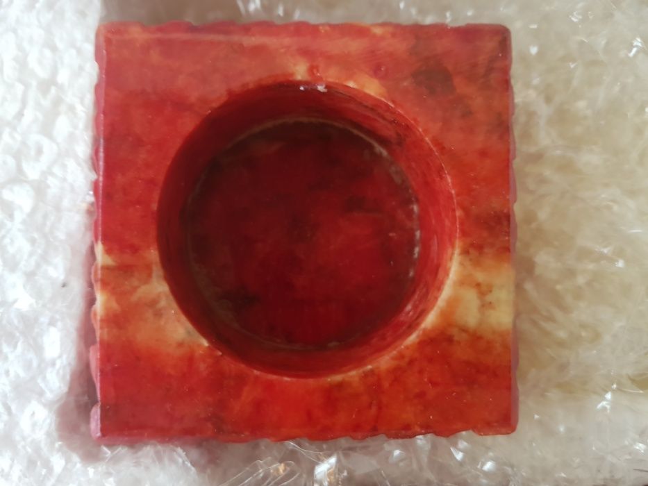 Conjunto peças Alabastro Vermelho