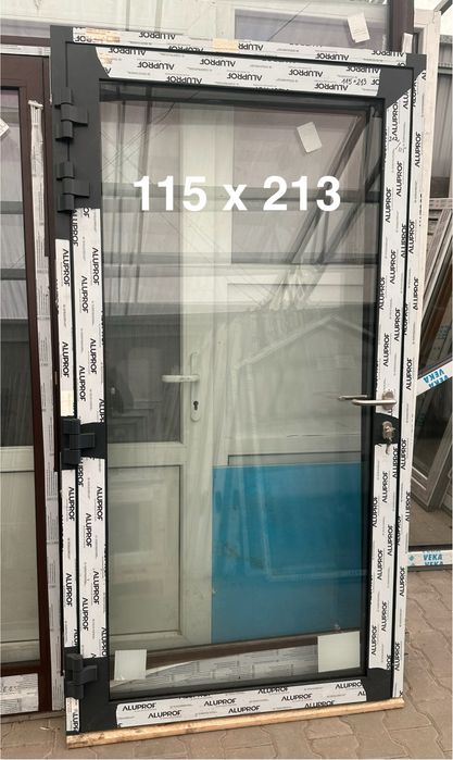 Drzwi Aluminiowe ALUPROF 115 x 213