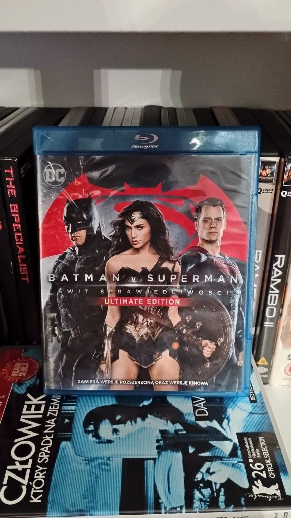 Batman v Superman świt sprawiedliwości film blu-ray wydanie 2plytowa