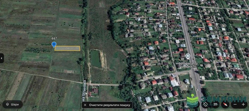 Продається ділянка 12 сот під будівництво в с. Крихівці