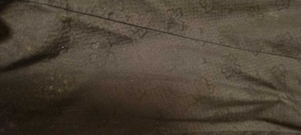 Koszula męska, M, Ferruzi czarna z tłoczeniem w kwiaty