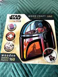 Puzzle drewniane Star Wars - Mandalorian 160 elementów
