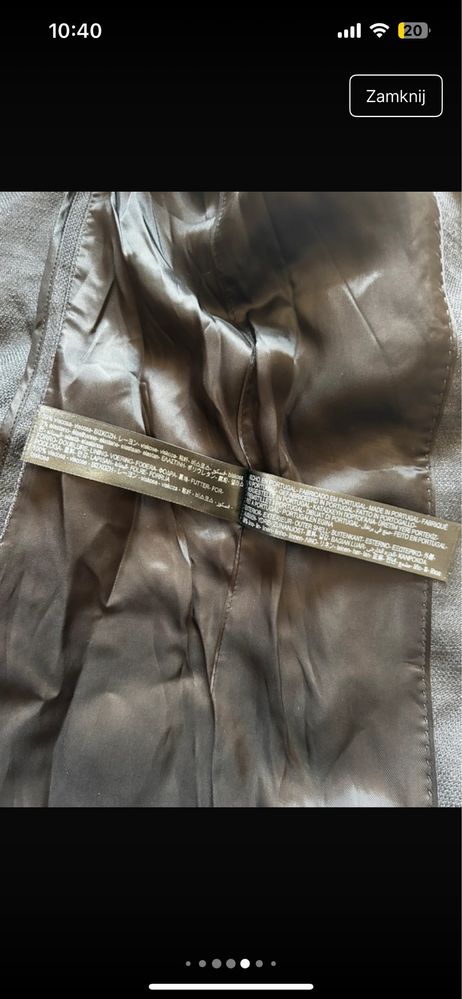 garnitur z limitowanej kolekcji massimo dutti