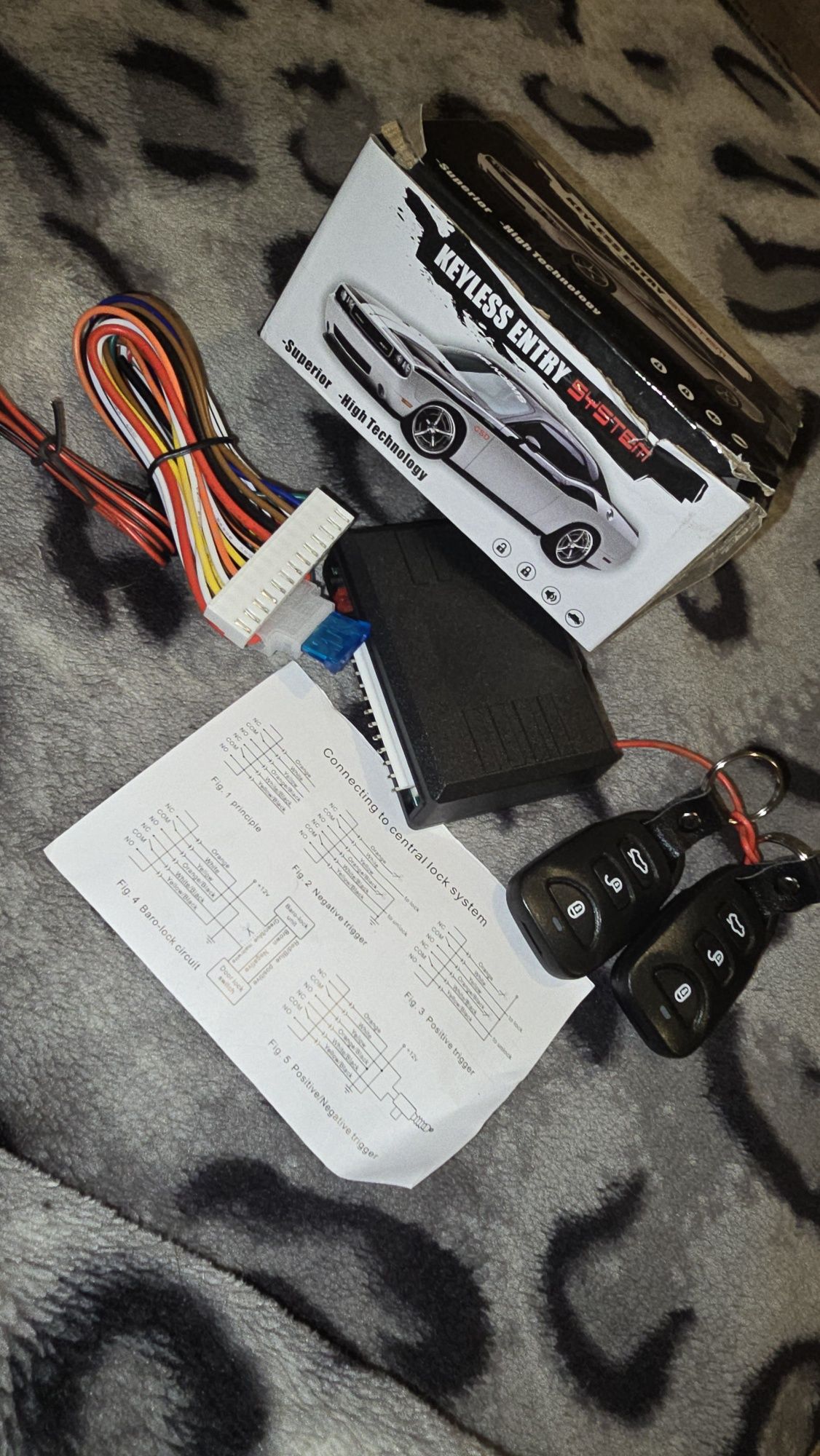 KIT fecho central com comandos