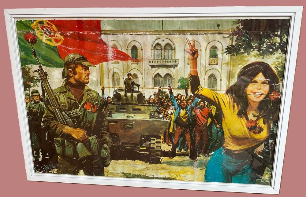 Quadro alusivo ao 25 Abril de 1974 Largo do Carmo