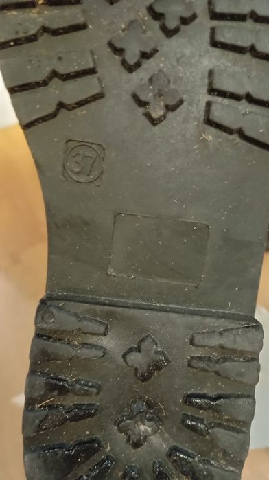 Czarne kalosze Martes  z wysoką holewką 37