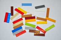 L1853. LEGO - Tile 1x4 mix kolorów, 30 szt.