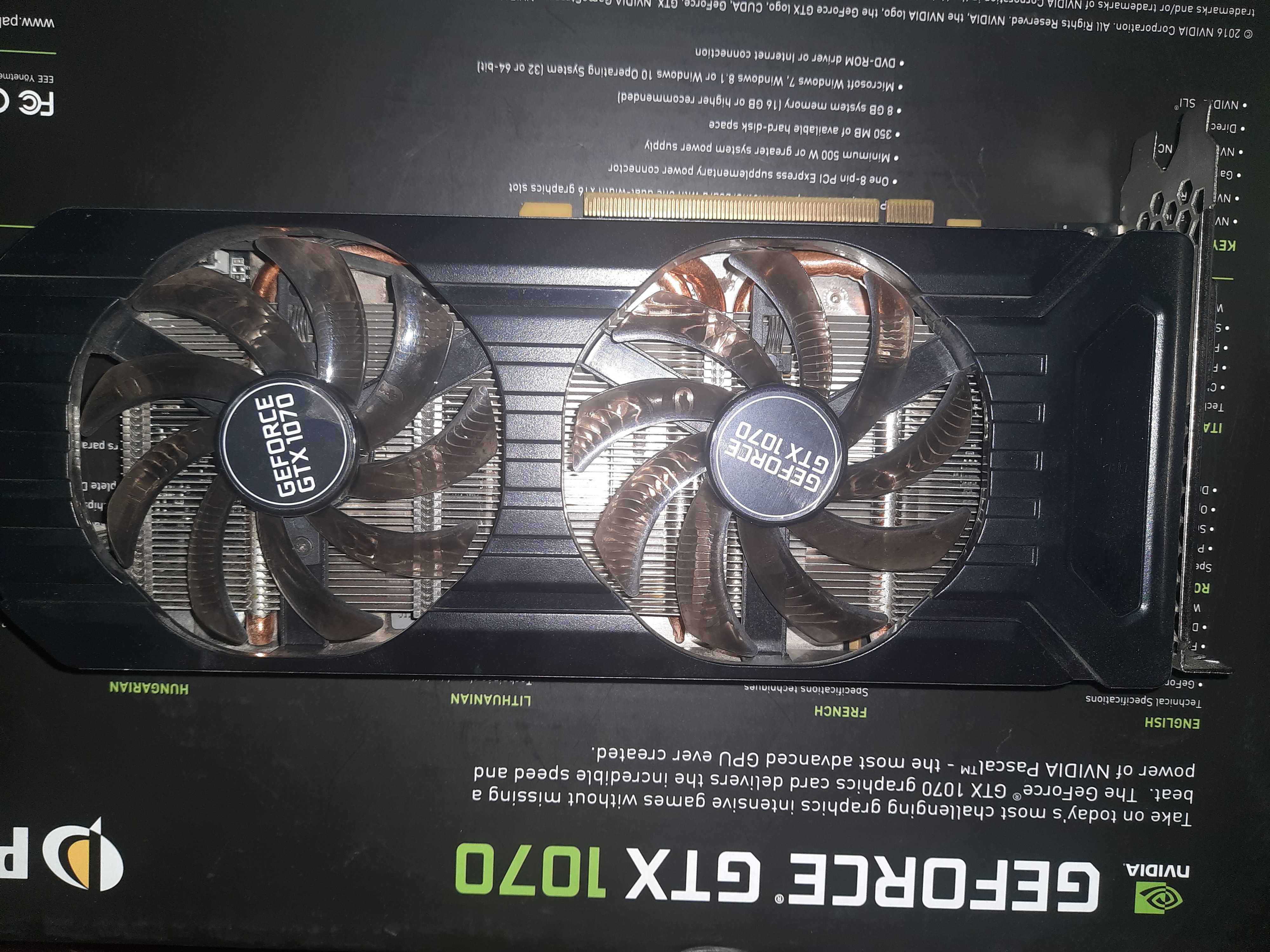 Видеокарта Palit GTX 1070