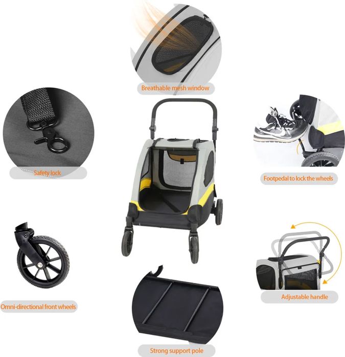 Wózek dla psa WISFOR