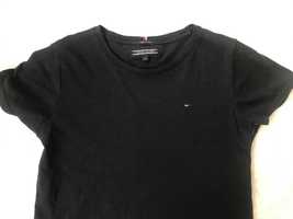 Czarny t-shirt Tommy Hilfiger rozm 164 XS