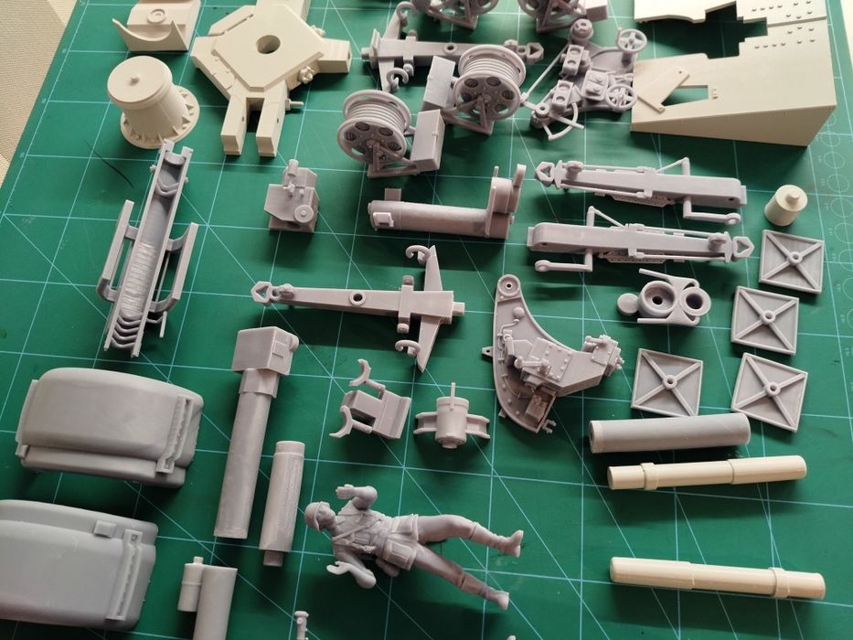 Model, armata p/lot. 8,8cm