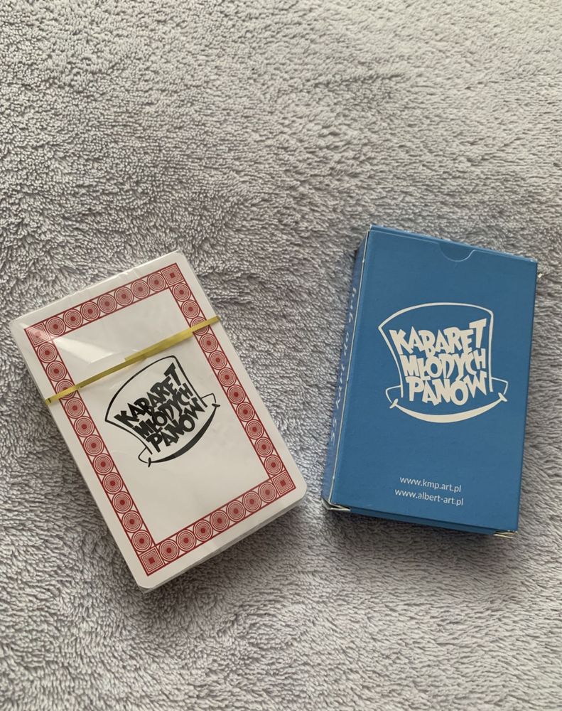 Karty do gry kabaret Młodych Panów talia 55 kart NOWE