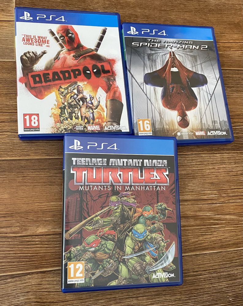 Ігри Sony PS4: Deadpool, TMNT, Spider-Man, Batman, Marvel