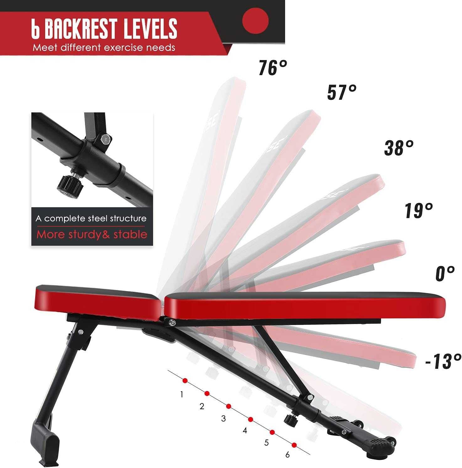 Aparelho de musculação multifuncional inclinável