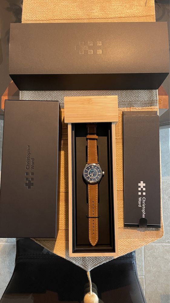 Relógio Christopher Ward C63 Tradetime Edição Limitada