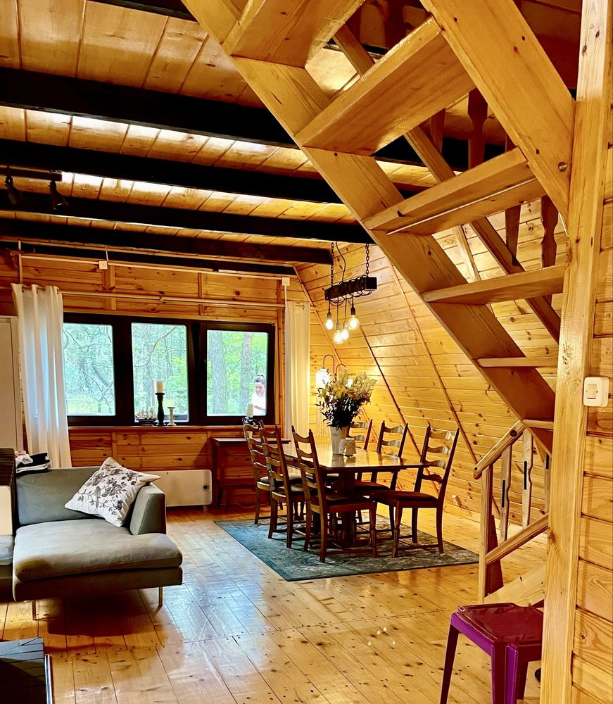 Szumilas- urokliwe siedlisko w lesie, kominek, jacuzzi, altana,