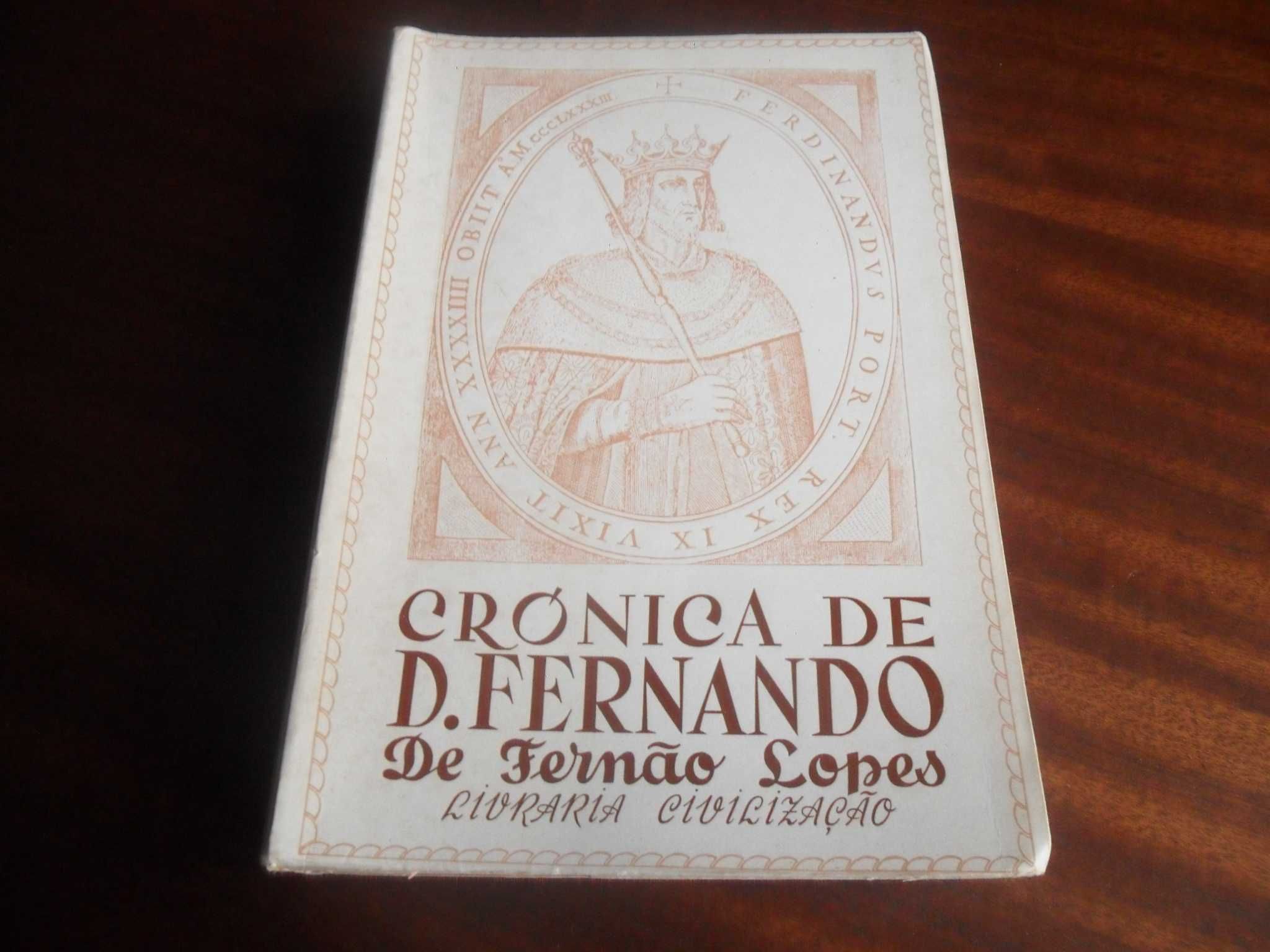 "Crónica de D. Fernando" de Fernão Lopes - 1ª Edição de 1966