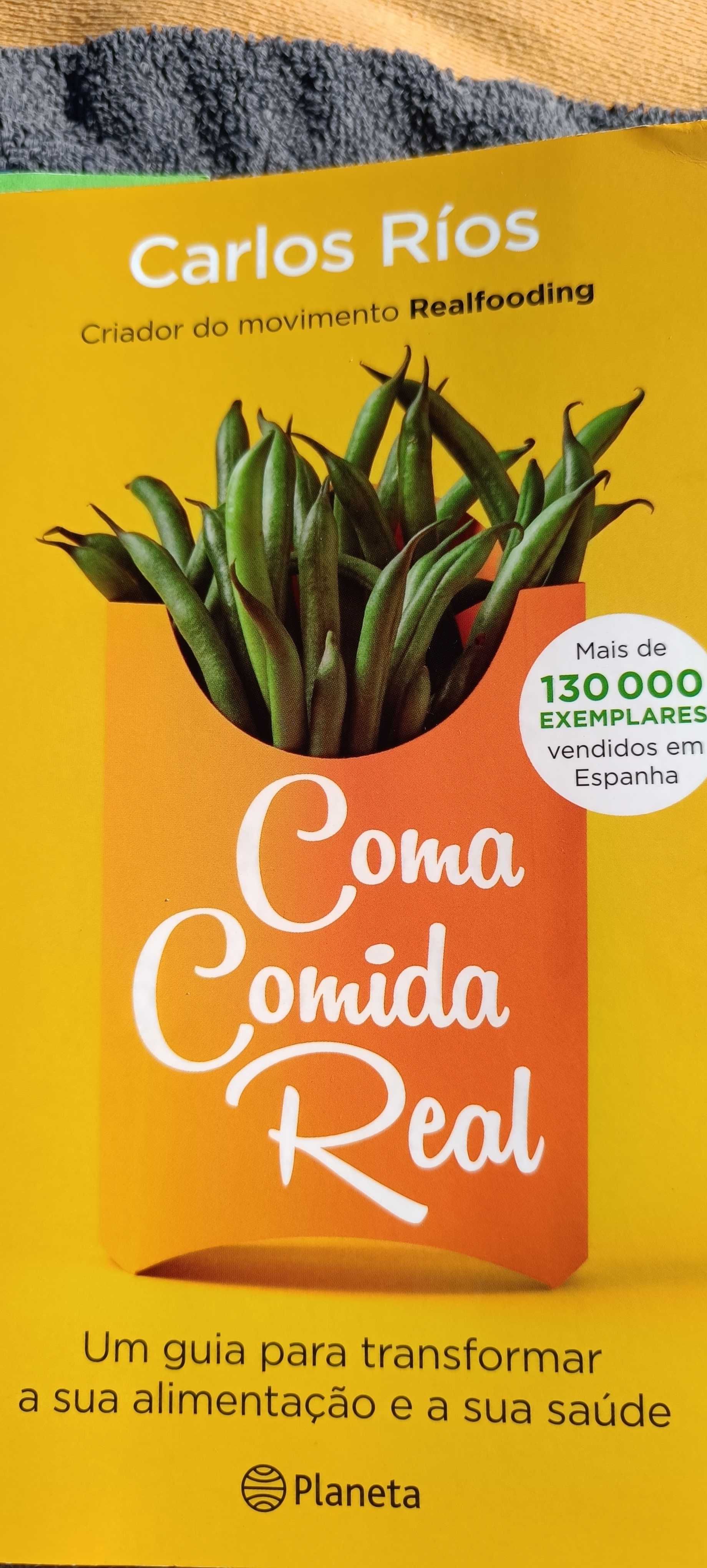 Livro "Coma comida real"