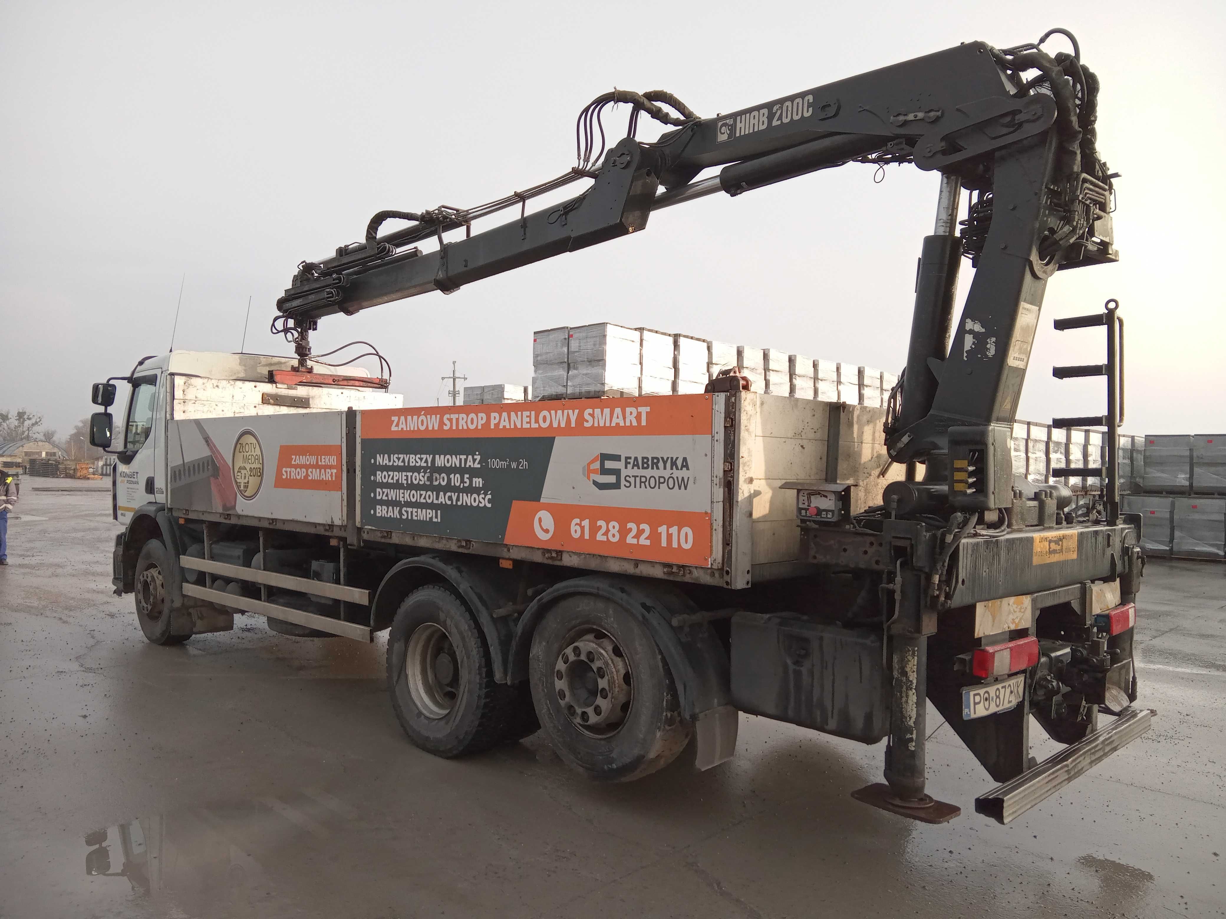 Renault 6x2 z HDS-em Hiab 200