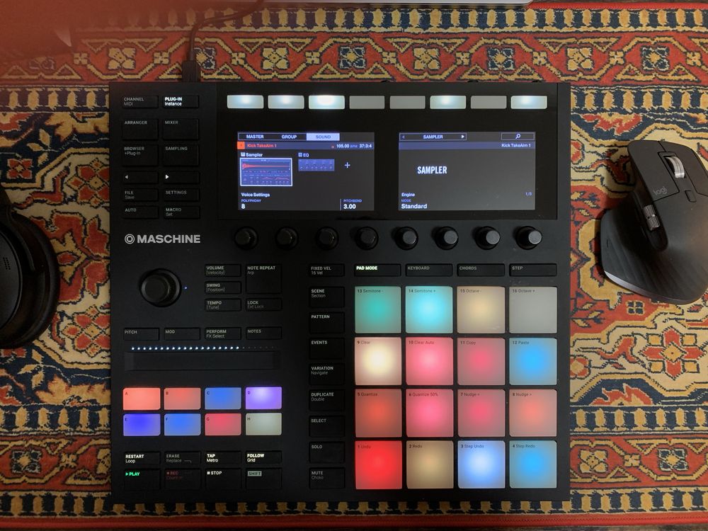 Kontroler Native Instruments Maschine MK3 – Stan Bardzo Dobry