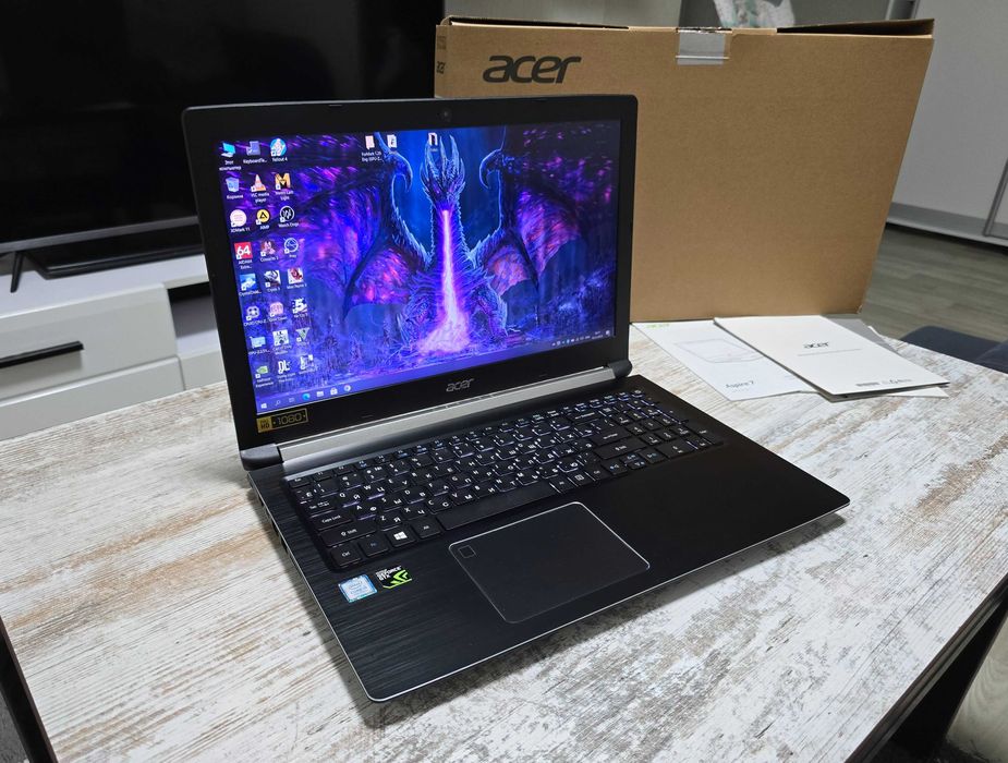 Acer Gaming (Nvidia GTX 1050/Core i5/16GB DDR4/SSD 128Gb+1000GB/АКБ 4ч