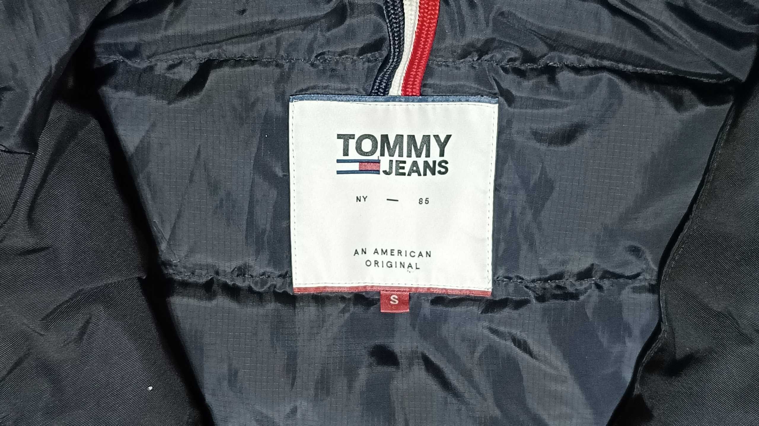Damska zimowa kurtka puchowa 3/4 TOMMY JEANS TECHNICAL DOWN r.S st.bdb