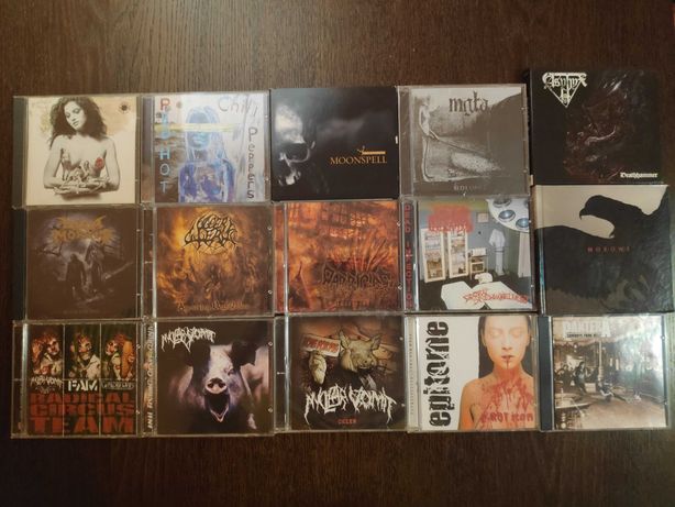 CD Rock, Metal - Mgła, RHCP, Moonspell, Nuclear vomit, Epitome
