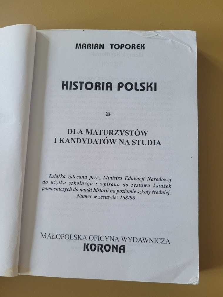 Historia Polski Marian Toporek