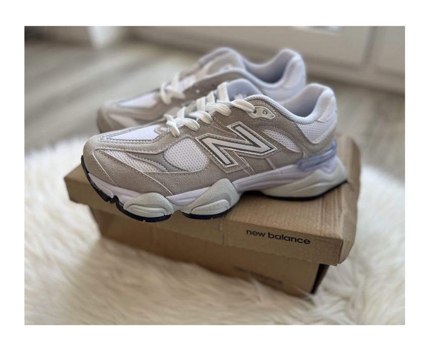 Nowe new balance 9060 damskie białe szare 40 25,5cm viral hit women