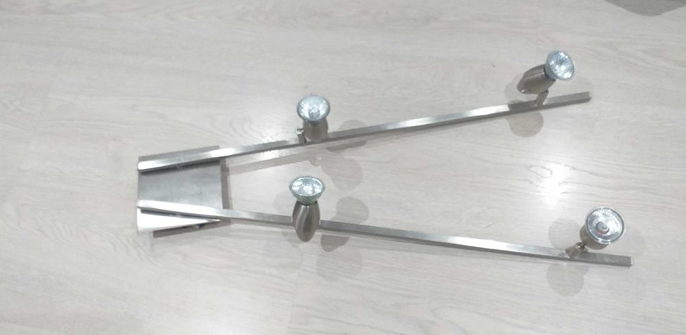 Candeeiro de teto em metal , multi-posições extensível - 4  focos