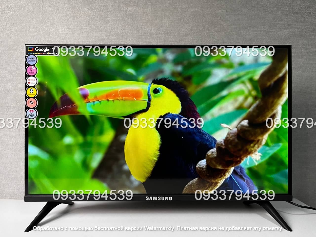 Телевізор 32 дюйми SAMSUNG 4К SMART TV з T2 Wi-Fi Самсунг Смарт ТВ