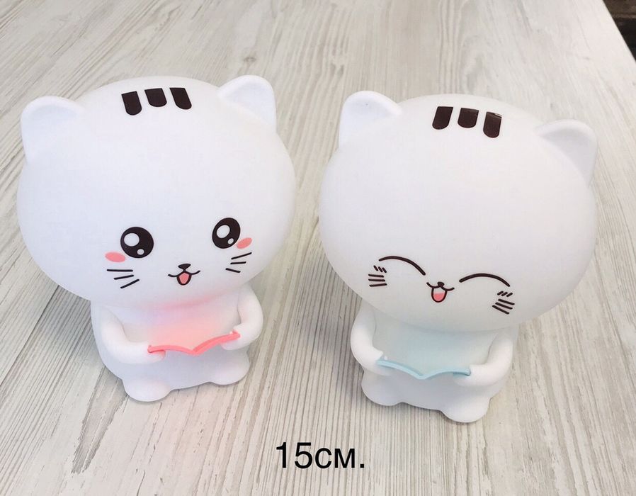 Силиконовый ночник светильник игрушка!USB!Можно мять,ронять,,меняет цв