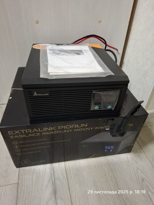 Инвертор ДЖБ НОВИЙ ESK 12 - 1500 чистий сінус автоматичний 1,2кВт/24в