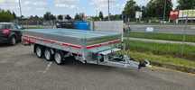 TEMARED TIPPER 4020/3C 3.5T  przyczepa z KIPREM ELEKTRYCZNYM 404x199x30 cm 3500kg Najazdy alu