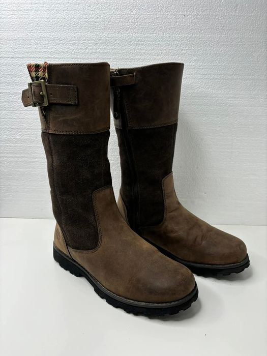 Kozaki skórzane delikatnie ocieplane Timberland Rozmiar 36